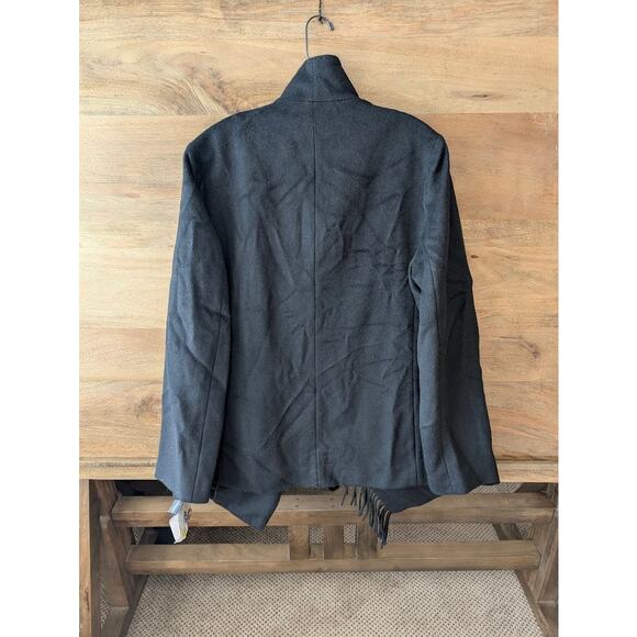 Ralph Lauren Buckled Asymmetric Wool Blend Jacket 16 - Picture 3 of 4